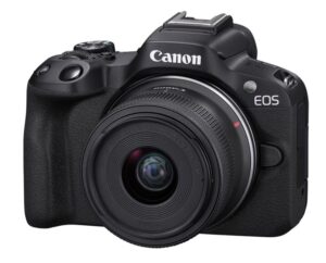 Фотоапарат Mirrorless Canon EOS R50, 24.2MP, 4K + 18-45 мм обектив