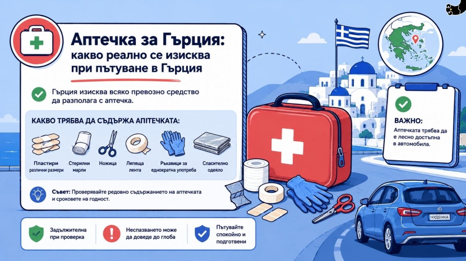 аптечка за гърция